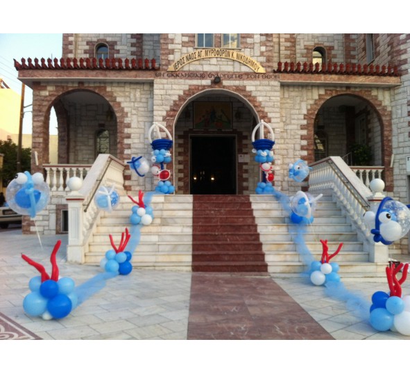 Στολισμοι - ΣΤΟΛΙΣΜΟΣ ΜΕ ΜΠΑΛΟΝΙΑ ΨΑΡΑΚΙ Διακοσμητικά μπαλόνια για στολισμό  apack.gr